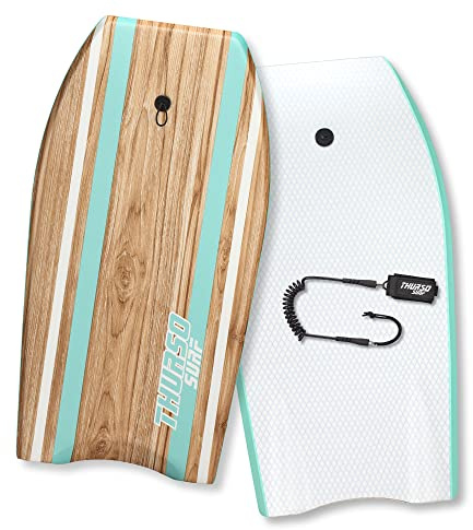 Thurso SURF Quill Bodyboard, 106,7 cm, perfekt für Kinder und Erwachsene, für Strand und Pool, Spaß, Leichter und langlebiger EPS-Kern, ideal für Wellenreiten und Bodyboarden, Türkis