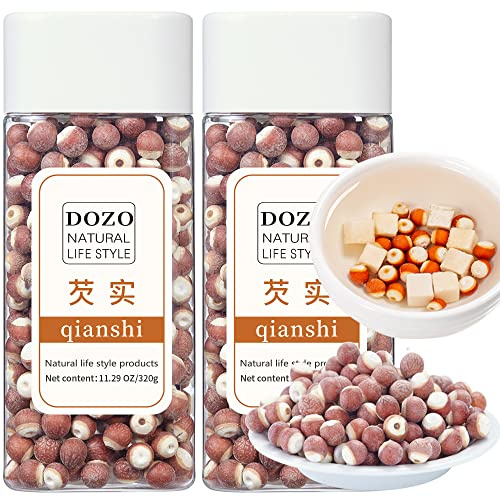 DOZO Gorgon Fruit Dried Fox Nuts Gorgon Euryale Natural Gordon Euryale Seed 22.5oz/640g Qian Shi Removing Dampness 芡实 鸡头米 芡實