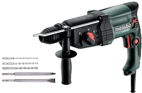 Metabo Kombihammer-Set KHE 2245 inkl. SDS-plus Bohrer-/Meisselset SP 5-teilig