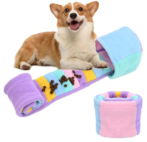 Foraging Dog Toy,Dog Toys for Boredom Interactive Dog Snuffle Toy for Small and Medium Dogs Squeaky Puppy Toys Snuffle Mat Dog Snuffle Toys Foraging for Training,Stress Relief (Unicorn-Coloured)
