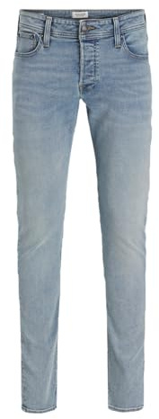 JACK & JONES JJIGLENN Jjoriginal CB 774 Noos Jean Slim fit pour Homme, Bleu Denim, 33W / 32L