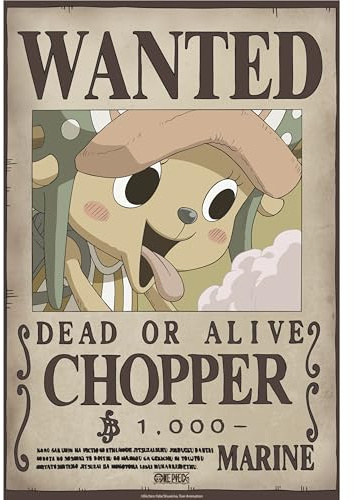GB eye One Piece - Póster Wanted Chopper Wano (52 x 38 cm)