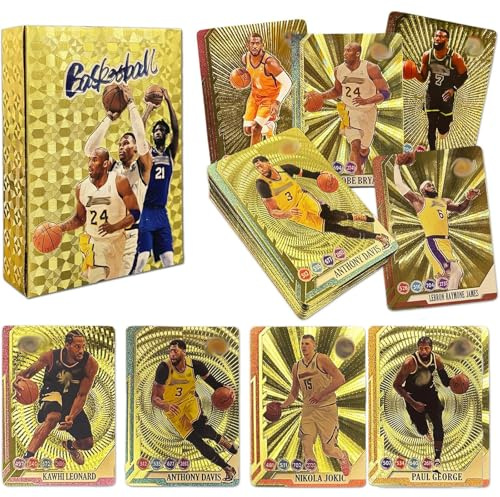 55 Cartas de Basketball Cool, Papel Baloncesto para Niños, Adolescentes y Adultos, Coleccionistas