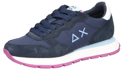 SUN68 Donna Sneakers Basse Z45201 Poliestere Blu Scuro 39