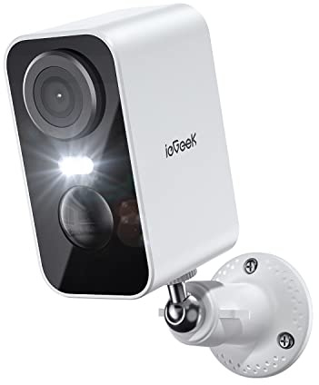 ieGeek 2K Telecamera Wi-Fi Esterno/Interno Senza Fili a Batteria 5200mAh