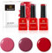 BLUESKY Gel Polish Set, Gel Nagellack Set, Gel-Nagellack für glänzende und schöne Nägel | langer Halt von bis zu 3 Wochen, 3 x 5ml (BLUESKY Set 3 x 5ml - ROT)