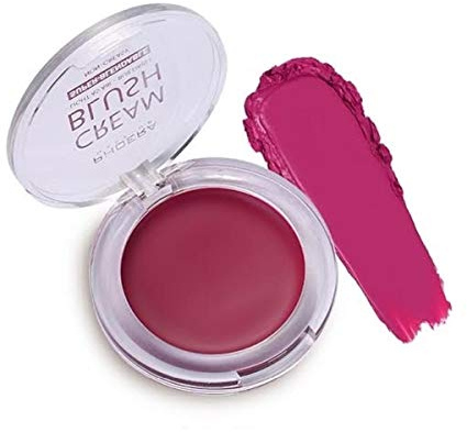 PHOERA Makeup Face Cheek Blush Cream Matte Blusher Super blend-able Sweat-Resistant Pressed Foundation Non_Greasy Palette AQUAPURITY (108 BERRY)