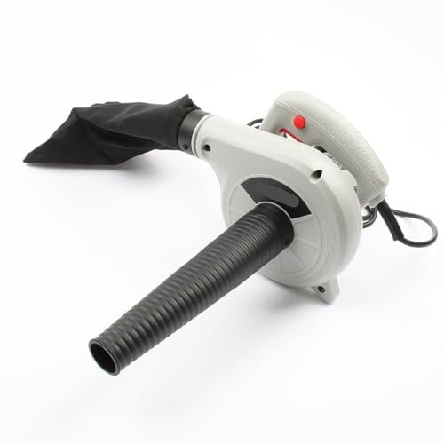 Sopladora 600W eléctrico de aire del ventilador aspirador de polvo que sopla Recopilación 2 en 1 ordenador colector de polvo del limpiador for el coche del enchufe de 220V Soplador De Hojas