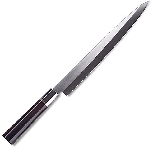 Yanagiba Knife Chef professionale Coltello da cucina coltello in acciaio inox coltelli in acciaio inox filiting di pesci Sashimi Sushi coltelli da salmone a coltelli Cutter (Color : 11inch)