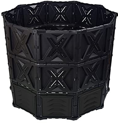 Contenitore per Compost Bidone for Compostiera Bicchiere for Compostaggio da Esterno, 540L (142 Galloni) Contenitore for Compostaggio Extra Grande Capacità Senza BPA Compostiera for Tutte Le Stagioni