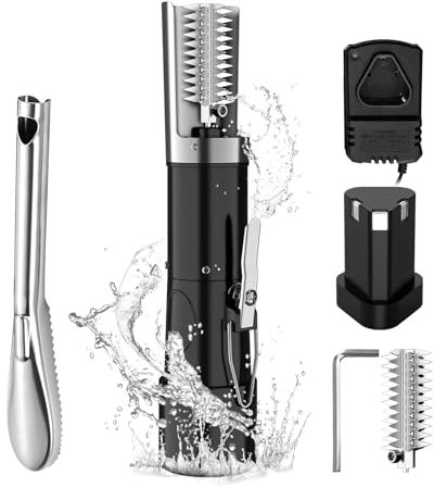 cimsfcor Fischschuppen-Entferner, kabellos, elektrisch, IPX7, wasserdicht, professionelles Fischentkalker-Werkzeug für alle Arten von Fischen