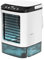 Lununux 900ml Tragbarer Ventilator Tischventilator 3 Geschwindigkeiten Büroventilator 7 Farben LED Ventilator Geschenk