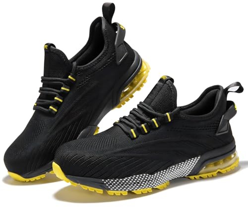 SPIEZ Chaussures de Sécurité Homme Baskets à Embout en Acier, Chaussures Sécurité Anti-Crevaison et Anti-Eclaboussures, Légères et Respirantes