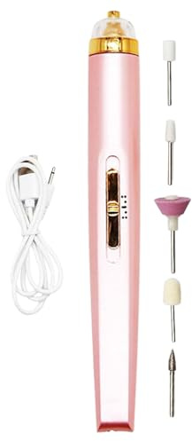 Eléctrica para Uñas - Herramienta Profesional de Manicura y de Alta Velocidad, Rectificadora Portátil, Pulidora Ajustable con Acabado Liso | Uso de salón en casa para familias, amigos y
