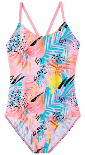 ZNYUNE Maillot de Bain Fille Bikini Anti-UV Enfant Combinaison de Natation Enfant Anti UV la baignade 3-11 Ans