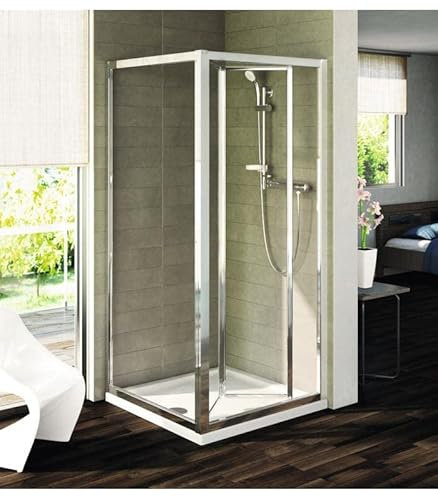 Ideal Standard - Fast duschmått för duschkabin, Connect-kollektion - 65 cm, polerad krom/trasparent platta, i lager