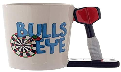 Taza de Cerámica - Asa con Forma de Dardo