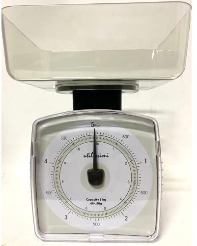 La Merceria Online Bilancia Pesa Alimenti Cucina Meccanica Analogica Bilancia Dieta da 5 kg