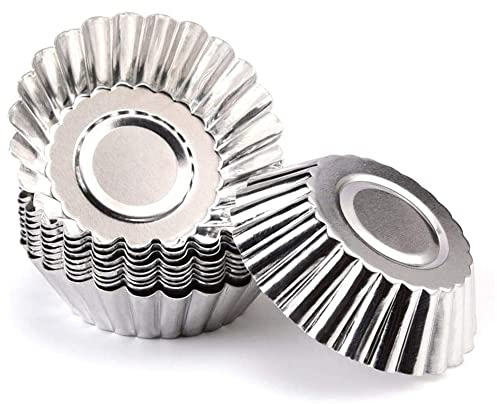 La Llareta 50 Stücke Kuchen Muffin Formen, Form Pudding Mold, Törtchenformen, wiederverwendbare Ei Torte Form für DIY Backen, Küche Backen Werkzeuge