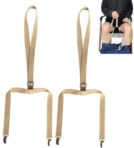 2PCS Clip and Pull Dressing Aid，Dressing Aid for Pants, Dressing aids for Disabled and Elderly, Seniors, Handicap People, Pregnant Women (Khaki)
