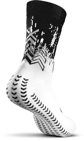 GEARXPro - Calze Padel Professionali - Massima Stabilità e Aumento Performance - Riduzione Distorsioni - Protezione Tallone Comfort e Traspirabilità Ottimale - Made in Italy (M - Nero)