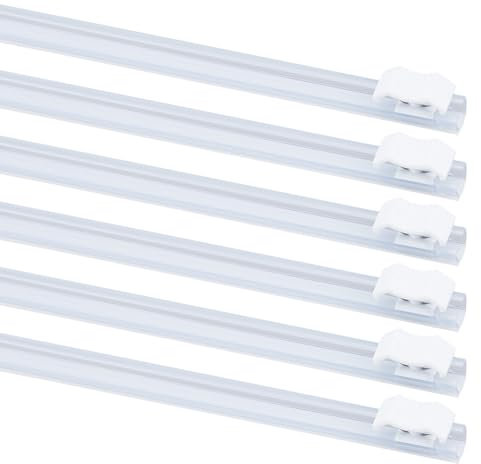 DICOSMETIC 6 Stück Plastikfolienschneider 13 Zoll Schiebeschneider Folienabroller Frischhaltefolienschneider Ersatz Lebensmittelfolienschneider Selbstklebender Schiebeschneider Aluminiumfolie