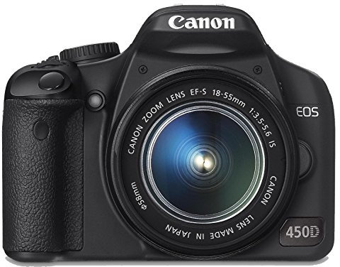 Canon EOS 450D Digital SLR Camera Kit (incl EF-S 18-55mm IS f/3.5-5.6 non USM Lens Kit) (Renewed)