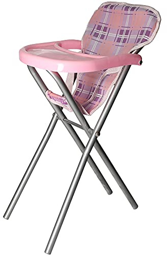 A to Z 33087 Dolls High Chair, Pink, for 3 years to 8 years