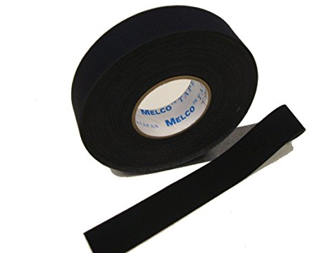 WBM Seam Tapes Nahtabdichtungsband Melco T-5000 - Heißschmelzkleber Neoprenanzug/Scuba Tape - 5 Meter - gelten mit Bügeleisen (schwarz, 25 mm Breite)