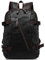 XINYASEE Neue koreanische Männer Rucksack Fashion Style PU Leder Studenten Middle School Männer Rucksack Casual Schulter Multifunktionale Reisetasche Computer Rucksack (kaffee schwarz)