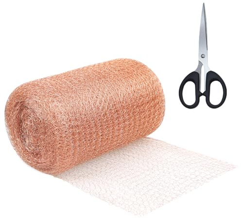 TOKIISHE 11 Mètres Filet Anti Limaces et Escargots, Anti Rongeur de Haute Qualité Grillage Bande de Cuivre Double Maille Contre Les Escargots pour Protection Jardin Maison Potager