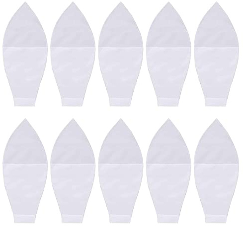 Muloo Open Toe Compression Sock Aid for Easy Slide 10-Piece Slip Stocking Applicator to Help for Elderly, Disabled, Pregnant Open Toe Compression Sock Aid White