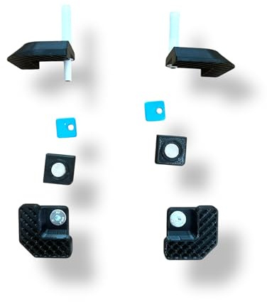 Trappa magnetica Push-Open per piastrelle – sportello d’ispezione invisibile e discreto – kit completo 2 trappe con supporti, magneti e fissaggi – Outillage Carreleur 2.0