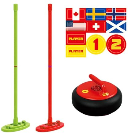 Juego dejuego de Curling - dejuego de Curling con luz eléctrica | Juego de Mesa Interactivo para Padres e Hijos | Pensamiento Creativo y Desarrollo de Habilidades en Equipo