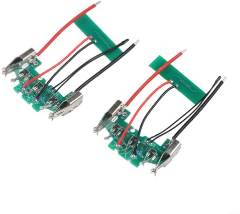 2 st 18 V Li-ion för batteriskyddskort för BAT610 BAT609 BAT618 – ersättning PCB-kretskort för elverktyg reparation 4,3 x 7,5 cm