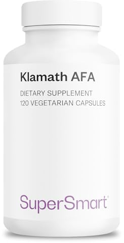 Klamath AFA - Contribue à Promouvoir des Effets Positifs sur l’Humeur - Algue Aphanizomenon Flos-Aquae - Naturellement Riche en Protéine, Vitamines et Minéraux - Vegan - Supersmart
