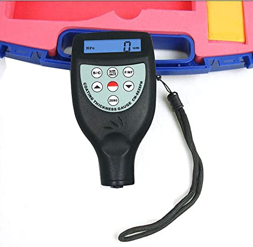 2 in 1 Coating Thickness Gauge Tester with Built-in F and NF Type Sensor Measuring Range 0 to 1250µm