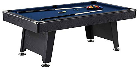 THORNTON 7' Pool Table With Billiard Ball and Cue Stick Set
