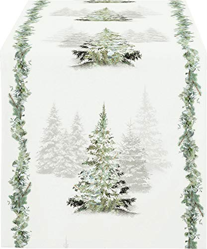 APELT Tischläufer Erwachsene-Unisex Natur, Grün