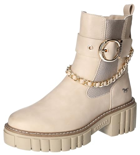 MUSTANG Unisex Booty, beige, 39 EU