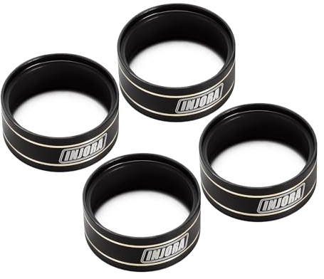 INJORA Mässing intern pärlring klämring 94 g hjul vikt passar 4,8 cm hjulfälg för 1/10 RC crawler axial SCX10 II 90046 TRX-4 VS4-10 SCX10 Pro uppgraderingsdelar