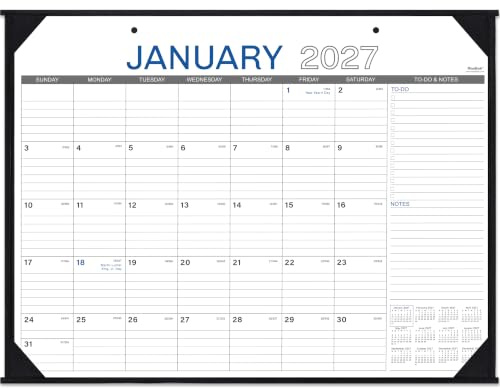 2027 Desk Calendar - Large Desk Calendar 2027, July 2026 – December 2027