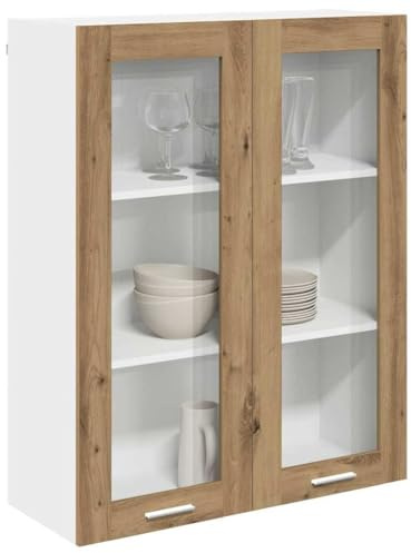 vidaXL Armoire Suspendue Chêne Artisanal 80 x 31 x 100 cm
