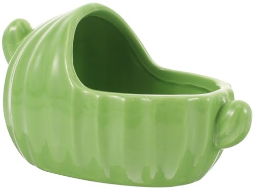 Veemoon Bañera para Hámster de Cerámica Caja de Arena Pequeña, Accesorio para Baño de Roedores, Adecuado para Jaulas y Uso Diario