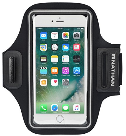 Nathan Stridesport Brazalete, Gris (Black), Única