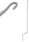 TENDAGGIMANIA Asta di Manovra per Tende da Sole Avvolgibile Universale - Colore: Grigio - Misura: 120 CM - Manovella per Tende da Sole in Ferro Laccato