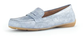 Gabor Damen Slipper, Frauen Slip On,Businessschuhe,Slip-ons,Mokassins,Halbschuhe,Slides,Schlupfschuhe,schluepfschuhe,aquamarin,35 EU / 2.5 UK