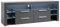 möbelando Lowboard >Greta< in matt grau - 179x66x44cm (BxHxT)