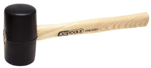 KS Tools 140.5222 - Maza de goma, peso de la cabeza 500 g