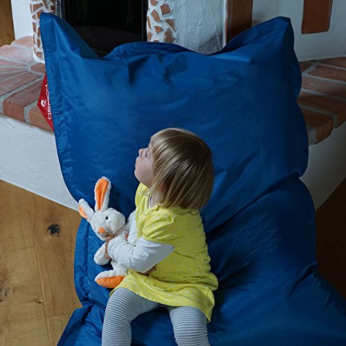 Saco de Asiento Infantil QSack Outdoorer, con bolsa interior y en alemán Calidad Relleno, 100 X140 cm